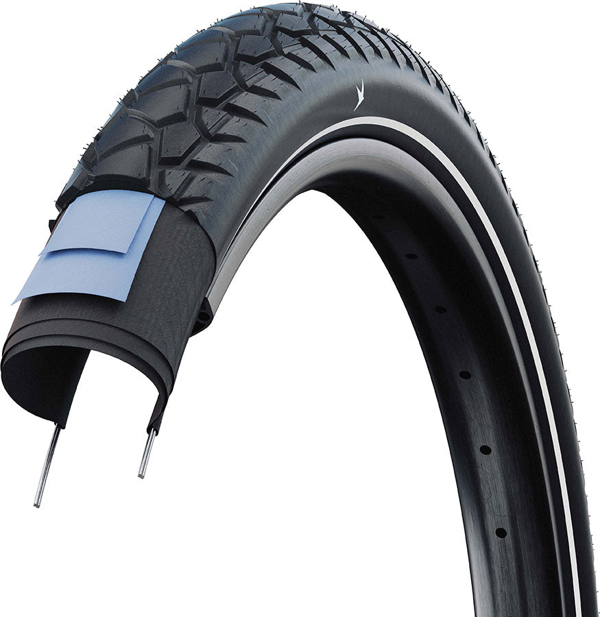 Hybrid AL Grounder, pneu 27,5" fil - noir/réflectif