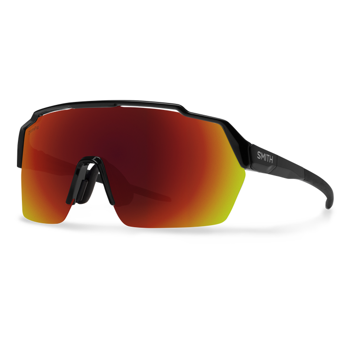 Shift Split MAG - Black + ChromaPop Red Mirror Lens 
