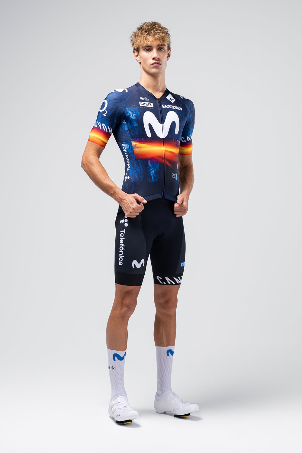 Maillot à manches courtes Odyssey - Équipe Movistar 26 Champion d'Espagne