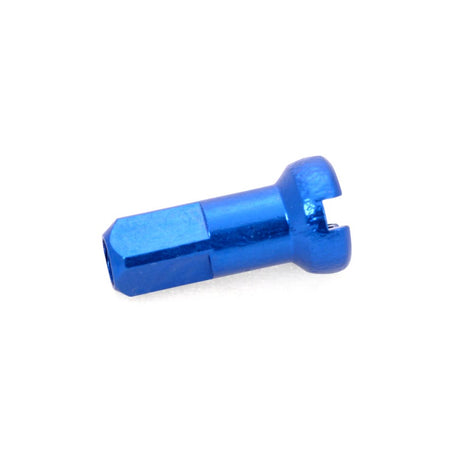 Alloy Race Nippel Aluminium - Blau