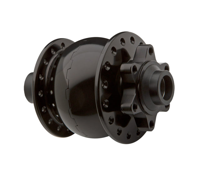 Dynamo da mozzo SON 28 15 Disc 6 Fori - Nero anodizzato
