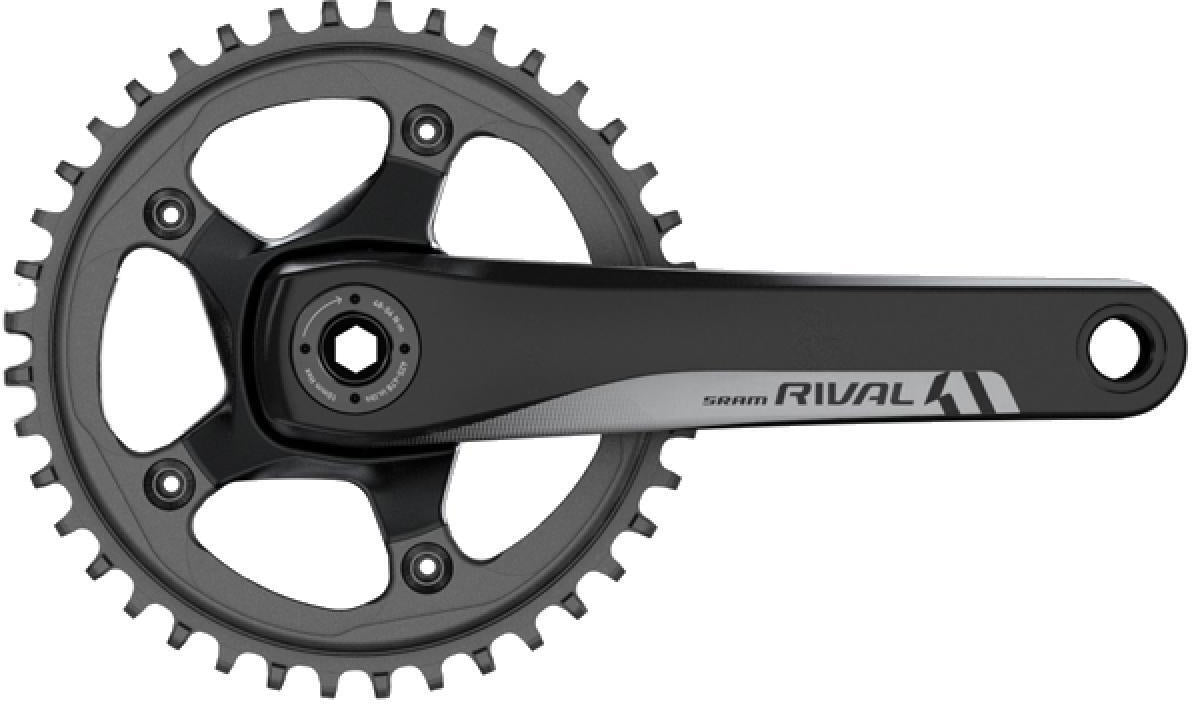 Guarnitura Rival 1, GXP, 42 denti - nero
