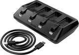 Ladegerät für 4 Batterien