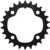 MTB chainring, 10-speed, bolt circle 80 mm, 26 teeth - black
