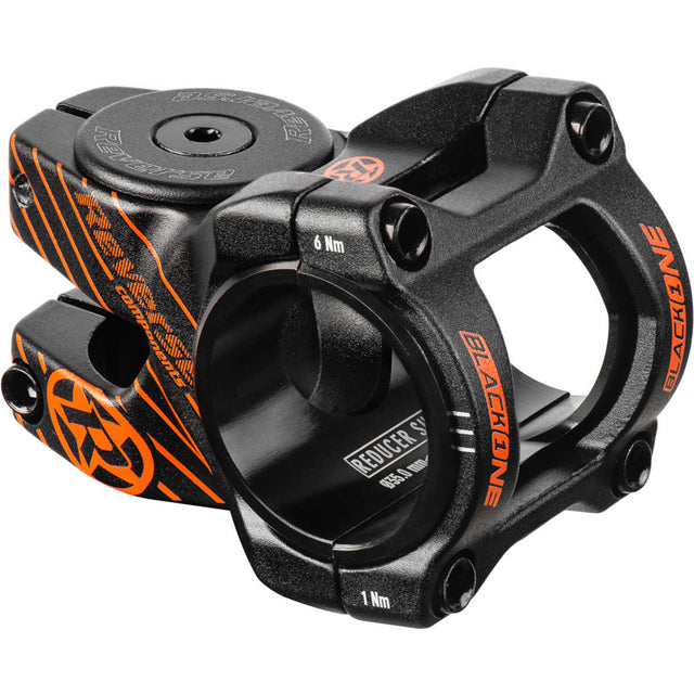 Black ONE D-2 Vorbau 35mm - schwarz/orange