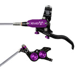 Freno a disco Tech 4 EVO GR4 con tubo in acciaio flessibile - nero/viola