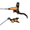 Tech 4 EVO TR4 Frein à disque avec durite en acier - noir/orange