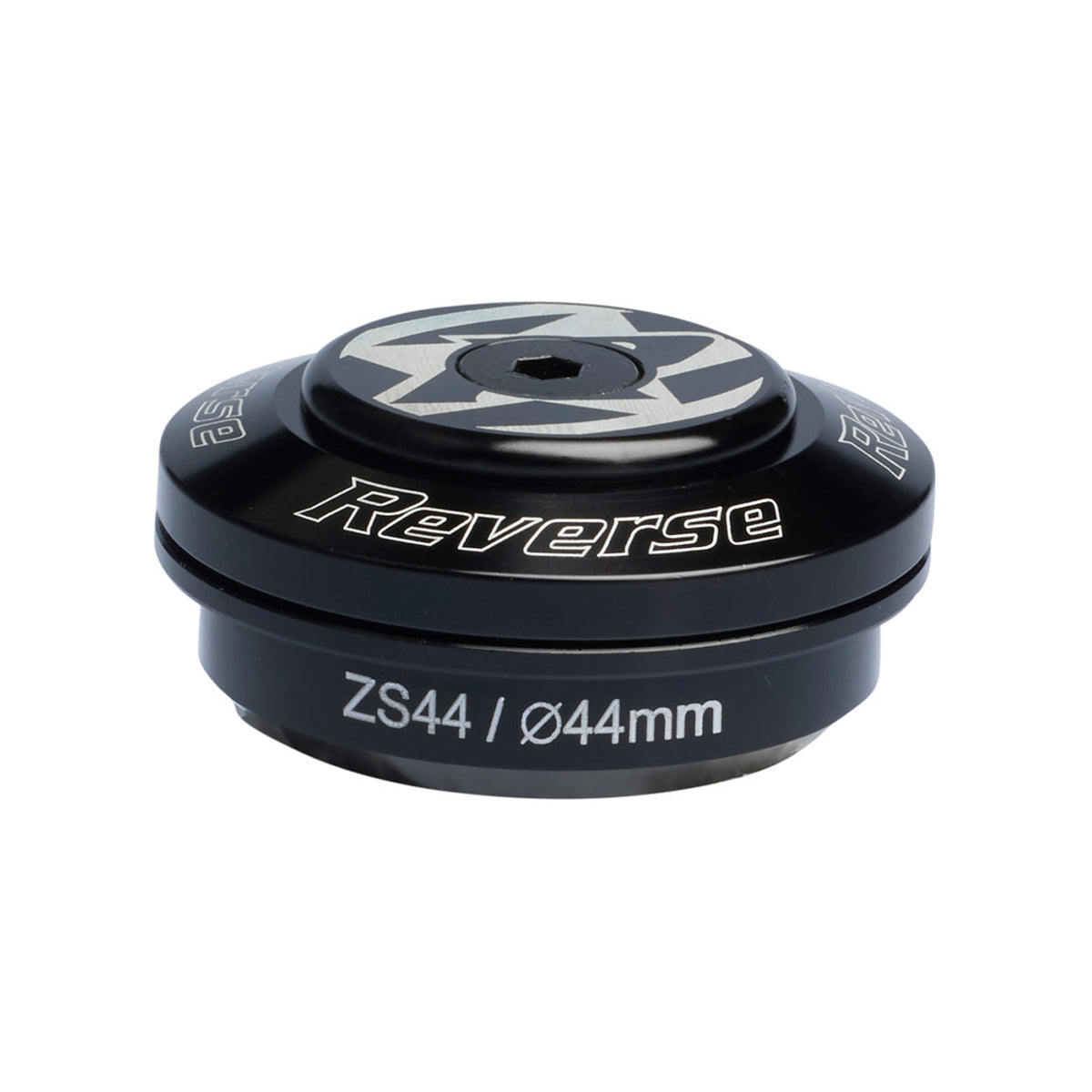 Base Obere Lagerschale mit Abdeckkappe 1 1/8 Zoll - Schwarz