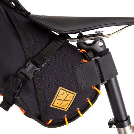 Sacoche de selle avec sac étanche 8 L - Orange