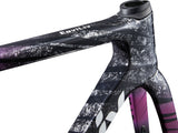 EnviLiv Advanced SL Rahmenset - Aubergine / Raw Carbon Liv