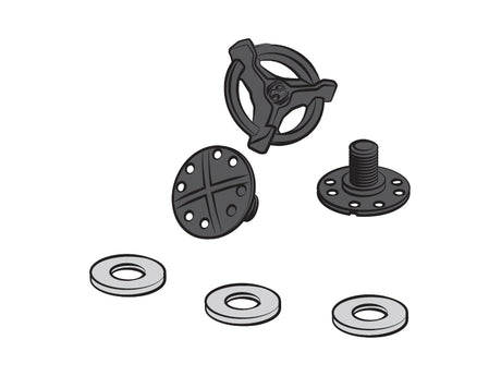 visor bolt set Xult + Xact (3 pcs bolt + washer)