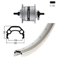VR 28 inch with hub dynamo - silver 