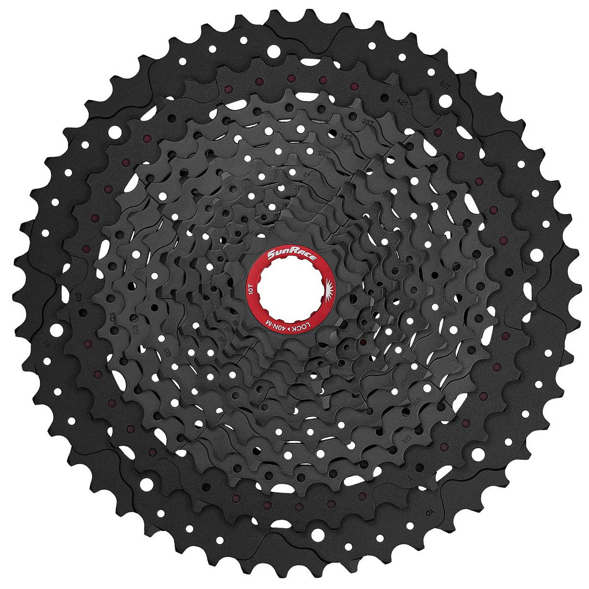 CSMZ91X WT5 10-50 dents, 12 vitesses - Noir